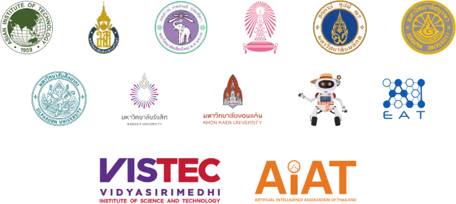 Domestic academic partners including VISTEC and AiAT